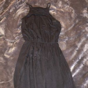 Lush black maxi dress